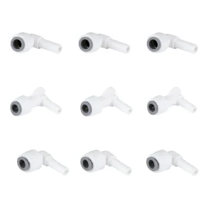 High Quality Manual Plastic Stem Elbow Water Purifier Filter Quick Connector Parts for RO System