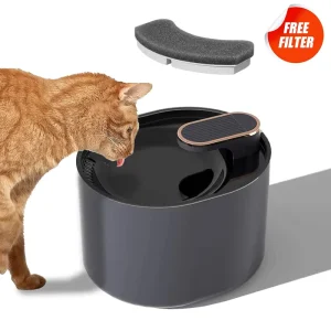 High Quality New 3L Automatic Eco Friendly Anti Bacterial PP Resin White Black Square Dog Cat Drinking Water Dispenser Indoor