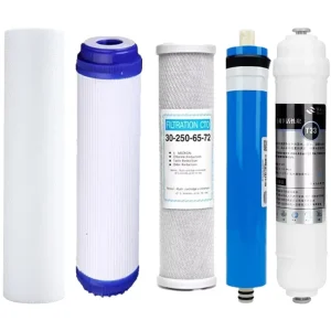High Quality PP Filter Set for Kitchen Full Accessories for Household Reverse Osmosis System Water Filter Pipe Carbon Block for