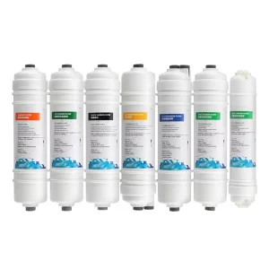 High Quality Quick Connect 10 Inch PP Filter Full Set CTO GAC UF and T33 Water Filter Replacement Cartridge