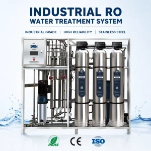 High-TDS Brackish Water Reverse Osmosis System 500 LPH 1000 LPH Industrial RO Water Purification Plant