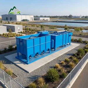 High Turbidity Removal Integrated Sewage Treatment Equipment 500L/Hour 250L-10000L Capacity for River Water Purification