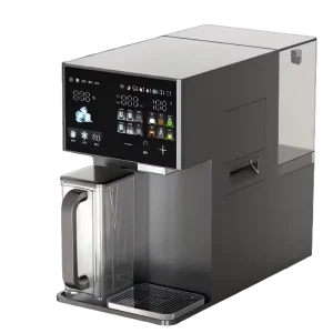 High Wastewater Ratio Electric Desktop RO Water Purifier Countertop Plastic Machine Ice Cubes Maker for Hotel and Household Use