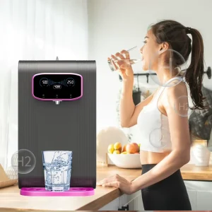 High end Intelligent Desktop Hydrogen Water Dispenser 4000PB Hydrogen Pure 99.99% Hydrogen Rich Water Machine for Home
