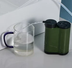 Hollow Fiber UF Membrane Activated Carbon Filter Portable Water Purifier for Outdoor Use
