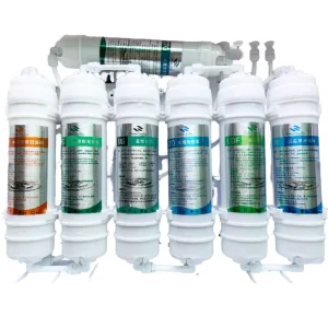 Home 7-Stage Activated Carbon Alkaline Ultrafiltration Water Purifier Filter Cartridge, 0.01 Micron