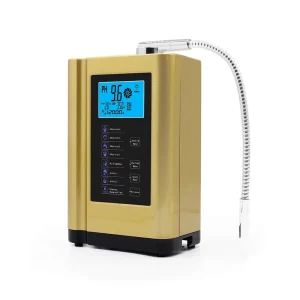 Home Alkaline Water Filter Machine pH 3.5-10.5 Water Ionizer with ORP -500mV 5 Titanium Plates 8000L Filter Life