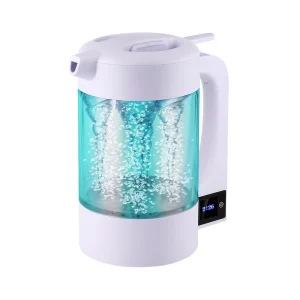 Home Hydrogen Water Generator Pitcher Alkaline Hydrogen-Rich Water Machine PEM Technology Battery-Powered 1800ML BPA Free