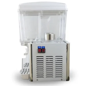 Home Use Stainless Steel Cold & Hot Drink Dispenser with Tap Stirring Function 18L*2 Output 220 110V Compatible