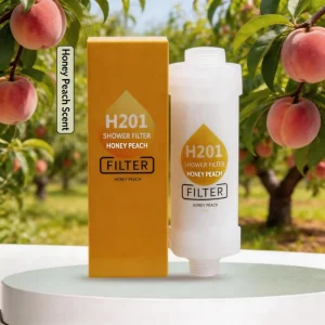 Honey Peach Fragrance Shower Aromatherapy Shower Head Filter Purification Dechlorination Skin Beautifying Booster for Apartment