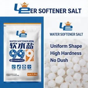 Hospital Water Treatment Water Softener Salt High Efficiency Softening Salt Tablets Bulk 4.5KG 9.5KG