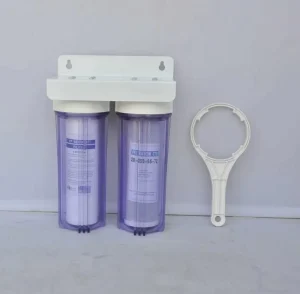 Hot Sales 2 Stage Pre filter Transparent Water Filter Housing 10 Inch Water Filter for Water Treatment Equipment