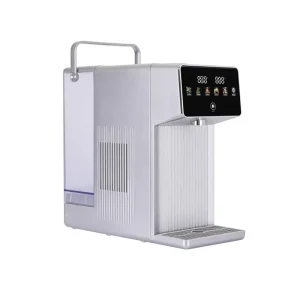 Hot and Cold Countertop Plastic Water Dispenser with Activated Carbon Mineral Filter for Home, Office, Hotel, and Car