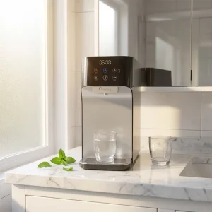 Hot and Cold Desktop Water Dispenser UF System Ultrafiltration Purifier Convenient Water Cooler Filter for Home or Office Use