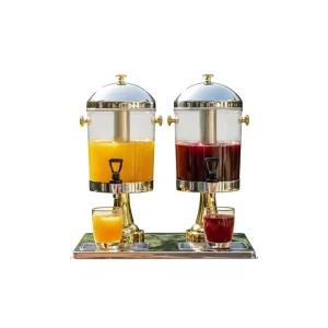 Hotel Catering Stainless Steel 16L Food Grade Ice Cooled Self service Cold Drink Machine Water Dispenser Beverage Juice Polished
