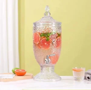 Hotel Fruit Tea Beverage Dispenser with Water Tank and PC Juice Bucket