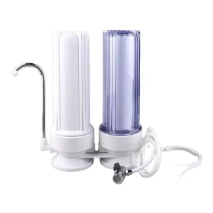 Household 10 Inch Double Stage Counter Top Water Filter with Clear Housing