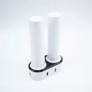 Household 2 Stage Water System Filter Cartridges Housing 10 Inch 2 Stage Plastic Countertop