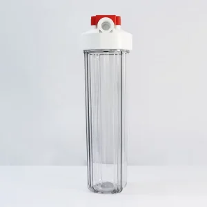 Household 20-Inch Multi-Stage Water Pre-Filtration System with Thick Transparent Plastic Filter Shell, 400 GPD