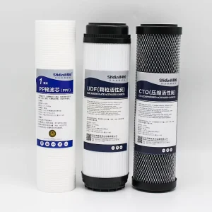 Household Activated Carbon Filter PP GAC CTO T33 Cartridge UDF CTO Element Water Filter