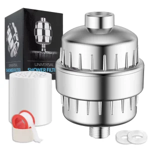 Household Activated Carbon Universal Shower Water Filter Bath Water Filter Purifiers 1 2inch for RV or Washing Machine