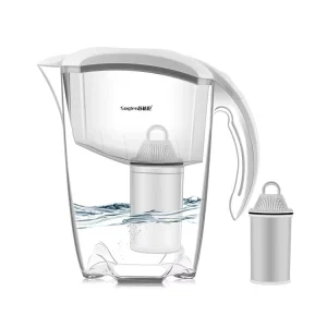 Household Alkaline Water Filter Pitcher With Activated Carbon Filter Portable Plastic Water Pitcher Water Jug