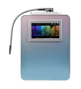 Household Alkaline Water Ionizer with 8 Titanium Platinum Coating Plates Hydrogen Water Machine Countertop Water Filter