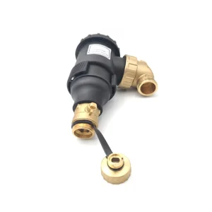 Household Brass Water Pre-Filter with Adjustable Flow Control and Pressure Filter Manual Outdoor Water Purification System