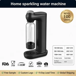 Household CO2 Sparkling Water Dispenser Desktop Soda Maker