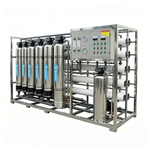 Household Commercial RO Reverse Osmosis Water Softener Filter Purifier System Pump PLC Automatic Control High Capacity