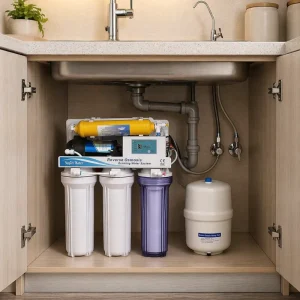 Household Direct Drinking 75G Electric 7-Stage RO Reverse Osmosis System with Computer Plastic Water Filter