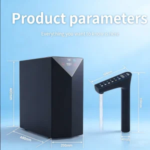 Household Dual-Use Electric Outdoor Countertop Water Dispenser Instant Heating Hot and Cold Ultra Filtration