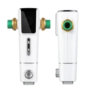 Household Electric Pre Water Filter 8T h High Flow Rate Freeze Proof Double Filtration System Copper Material 40 Micron 3 Year