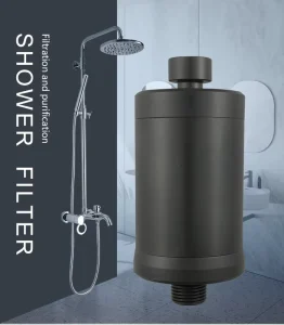 Household High Quality Aluminum Alloy KDF55 Calcium Sulfate NSF Certified 15 Stage Shower Water Filter 3 6 Months Filter Life