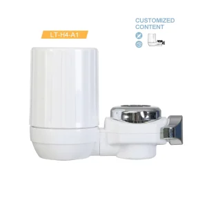 Household Home Kitchen Portable Manual Faucet Mounted Water Purifier Filter System with PP AS Material