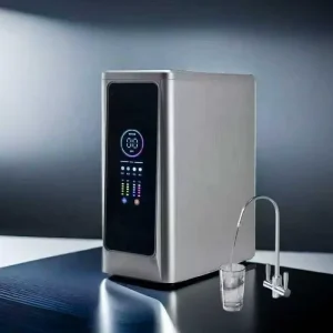 Household Hot/Cold RO Water Dispenser Desktop Wall-Hanging 3-Stage Filtration System 1L Hot Tank 0.8L Ice Tank Water Purifier