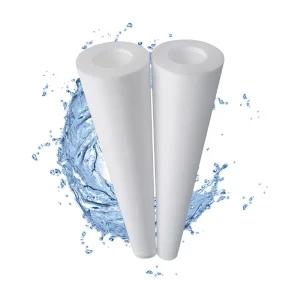 Household Hotel Kitchen 20 Inch 1 Micron Activated Carbon Melt Blown Filter Element 250 LPH Capacity for Water Filters