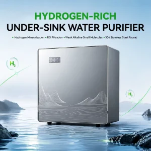 Household Hotel Under-Sink Electric Hydrogen-Rich Direct-Drinking Water Purifier Self-Cleaning Reverse Osmosis Filtration