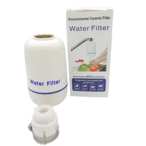 Household Kitchen Manual Ceramic Activated Carbon Tap Water Filter Purifier