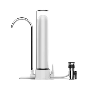 Household Kitchen Table Single Countertop Ceramic Cartridge Tap Water Filter Purifier