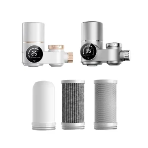 Household Manual Faucet Tap Water Purifier Ceramic Activated Carbon 5.0 Micron Filtration Smart Easy Installation Food Grade
