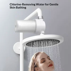 Household Pre Filter Shower Water Purifier PP Cotton Activated Carbon Chlorine Rust Mud Removal Single Water Outlet