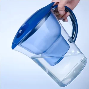 Household RV Use 1.3L Portable Counter Top Water Purifier Pitcher with Activated Carbon Filter Cartridge