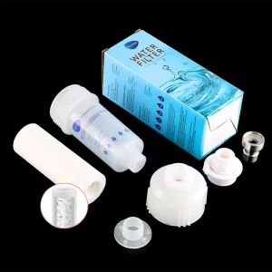 Household Shower Water Filter Replaceable Cartridge PP Filter Built in Chlorine Removal Balls Easy Installation