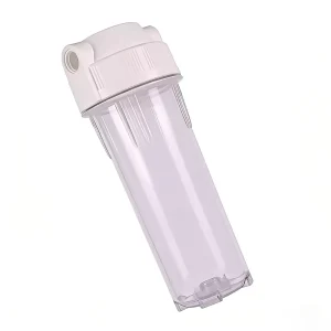 Household Small 10-inch Transparent Plastic Eco Friendly Water Filter Housing Reusable RO Membrane Manual Power Source