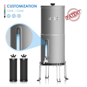 Household Stainless Steel Gravity-Fed Water Filtration System