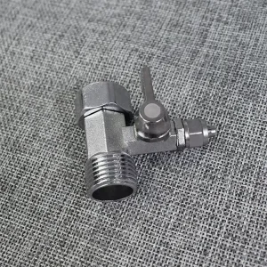 Household Water Filter Parts Three Way Ball Quick Fittings Valve