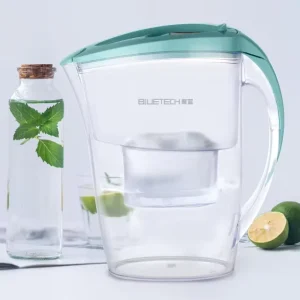 Household Water Filter Pitcher 2.4L Activated Carbon Filter Jug Clean Drinking Water Purifier BPA Free