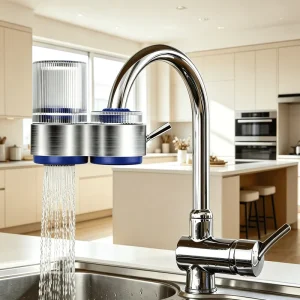 Housing Faucet Mounted Water Filter Ceramic Cartridge Tap Purifier Remove Chlorine Hard Water OEM