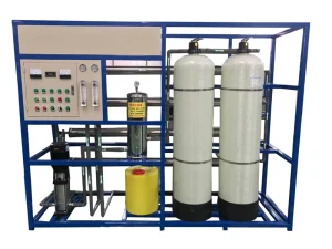 Huaxin Industrial Ultraviolet Reverse Osmosis Filtration Pure Water Treatment Purification System PLC Pump Components 1000 LPH